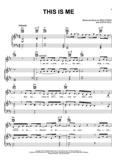 99 Includes 1 print interactive copy. . This is me piano sheet music pdf